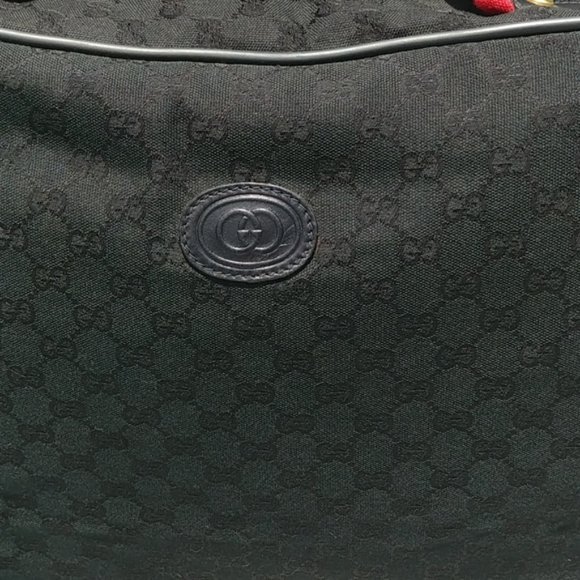 Gucci monogram Black Web Carry On duffle bag - Picture 4 of 15